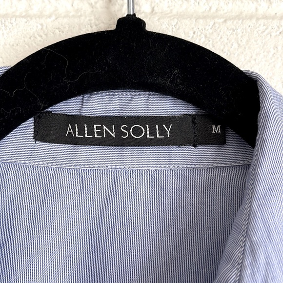ALLEN SOLLY Cotton Fitted Shirt (M) - Picture 4 of 16